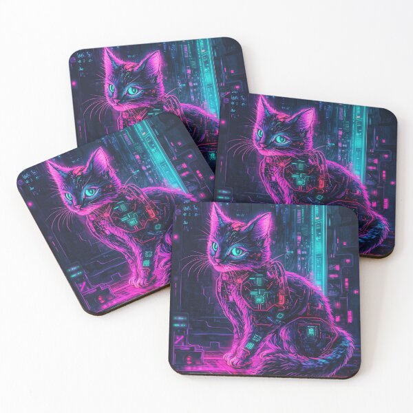 Item preview, Cyberpunk Cat designed and sold by Rtymer.