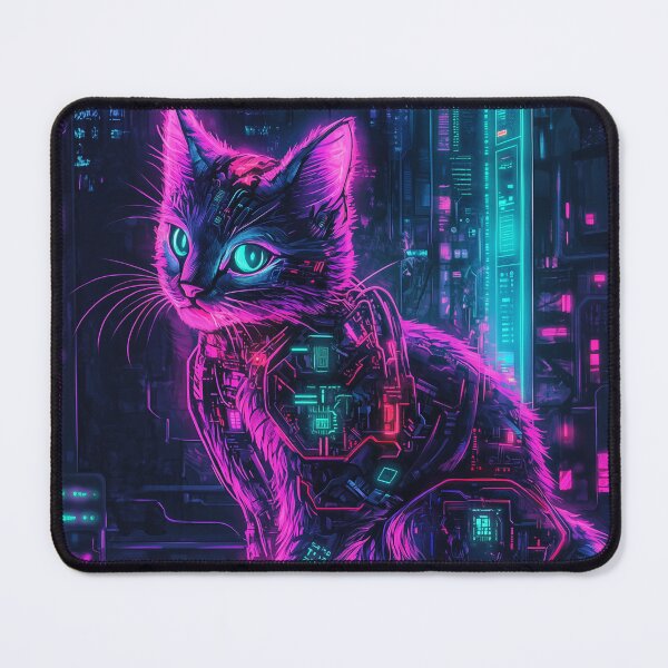 Item preview, Cyberpunk Cat designed and sold by Rtymer.