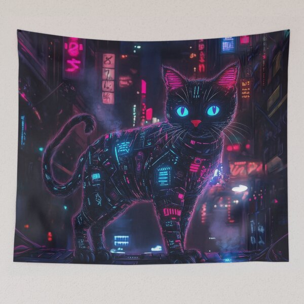 Item preview, Cyberpunk Cat designed and sold by Rtymer.