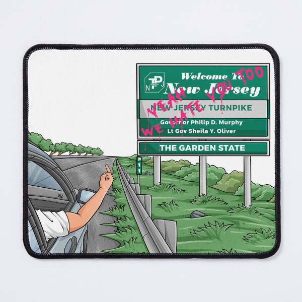 Item preview, Welcome to New Jersey the Garden State,  Yeah we hate you too! designed and sold by Bite Me T-Shirts.