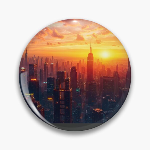 Item preview, Cyberpunk City New Dawn designed and sold by Ink Art Design.