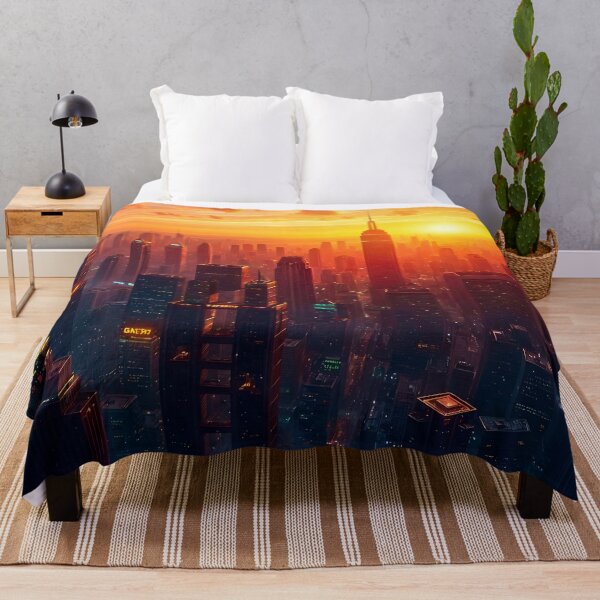 Item preview, Cyberpunk City New Dawn designed and sold by Ink Art Design.
