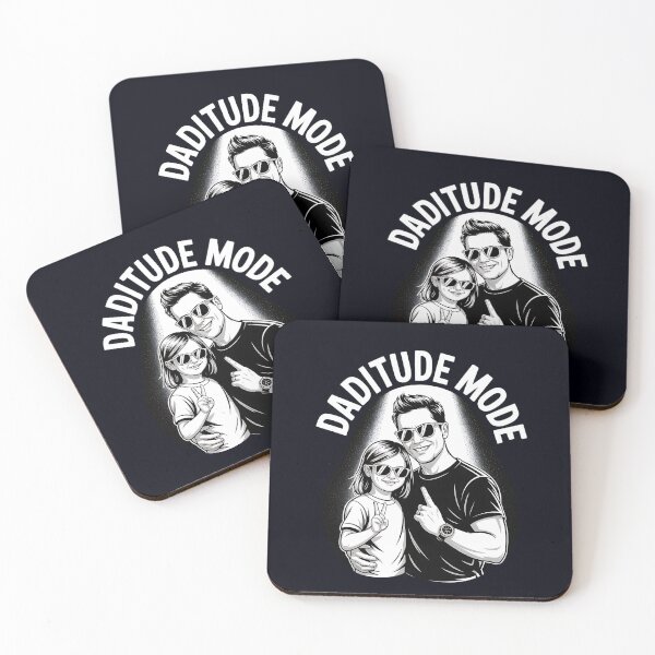 Item preview, Daditude Mode Activated with Cool Father and Kid designed and sold by Taans-Creation.