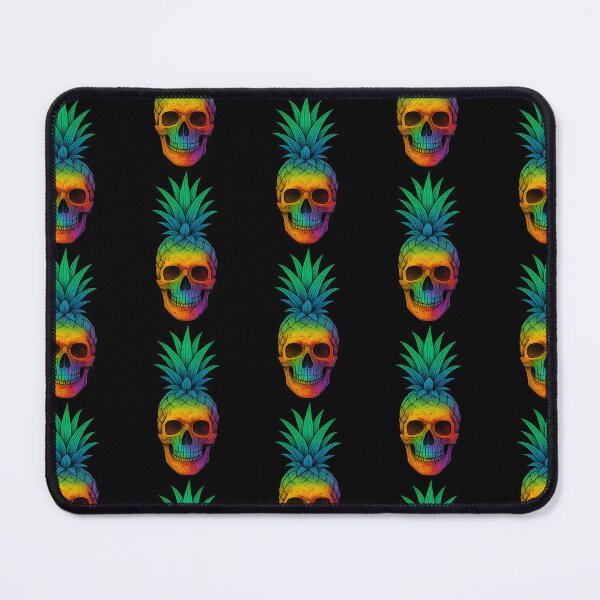 Item preview, Pineapple Skull – Rainbow Death Fruit Design designed and sold by TrashCultSupply.