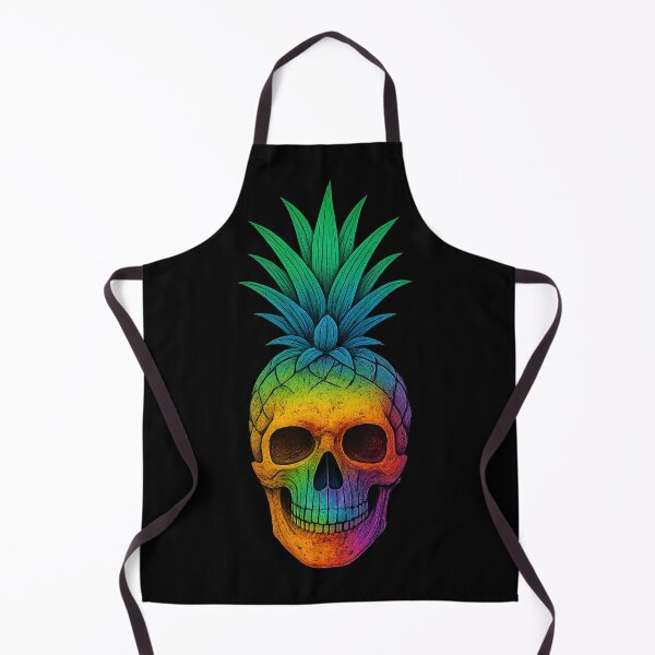 Item preview, Pineapple Skull – Rainbow Death Fruit Design designed and sold by TrashCultSupply.