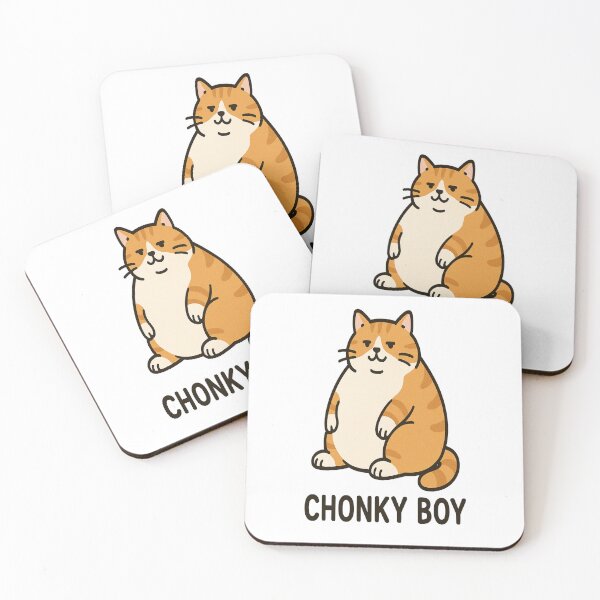 Item preview, Chonky Boy – Funny Fat Cat Cartoon Design designed and sold by SugarPix Designs.