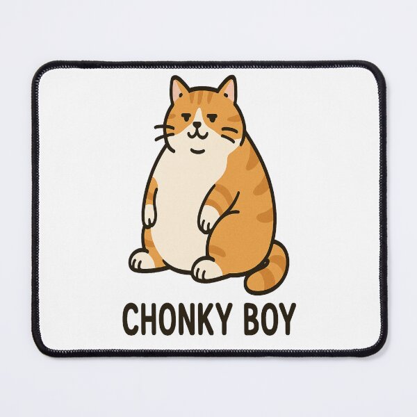Item preview, Chonky Boy – Funny Fat Cat Cartoon Design designed and sold by SugarPix Designs.