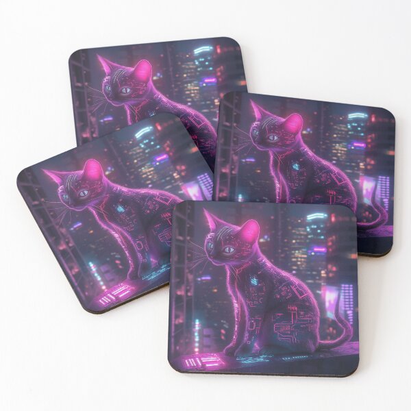 Item preview, Cyberpunk Cat designed and sold by Rtymer.
