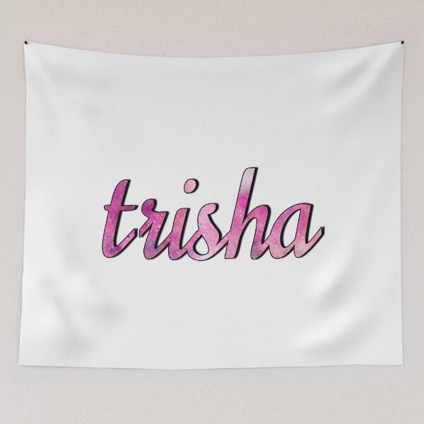 Item preview, TRISHA Personalized Name Birthday Tag Family Name TRISHA Girl Custom Name First Name Last Name  designed and sold by HalloweenGift.