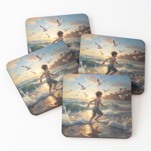 Item preview, Young boy enjoys playing with the waves designed and sold by Made-by-Gus.