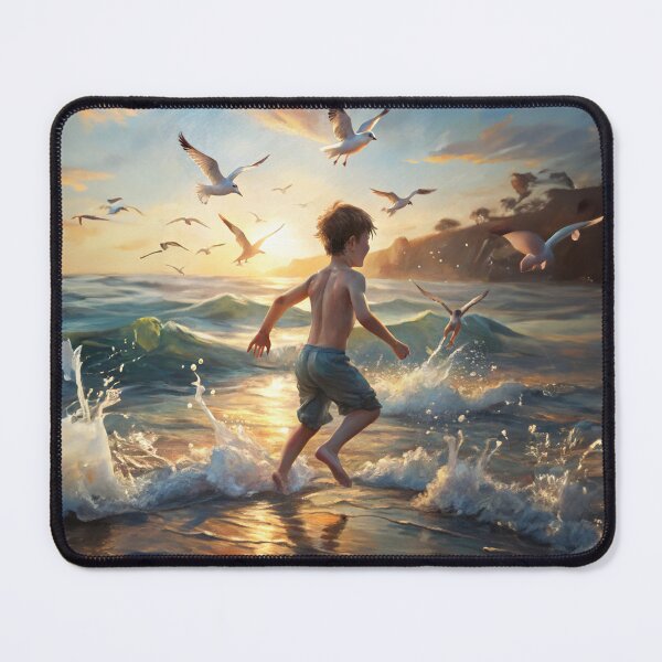 Item preview, Young boy enjoys playing with the waves designed and sold by Made-by-Gus.