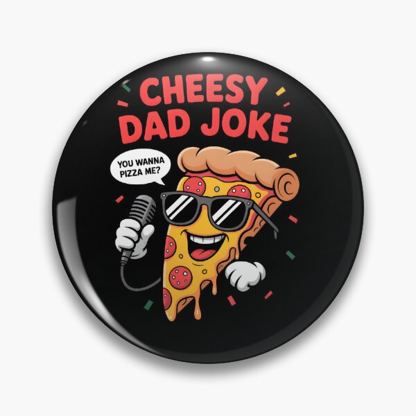 Item preview, Cheesy Dad Joke Slice of Pizza designed and sold by box-artshop.