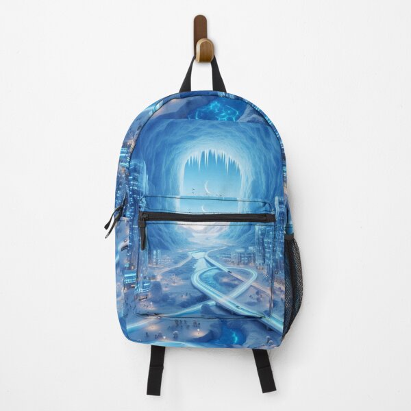 Item preview, Frozen Metropolis: City of Light and Ice" designed and sold by aipichub.