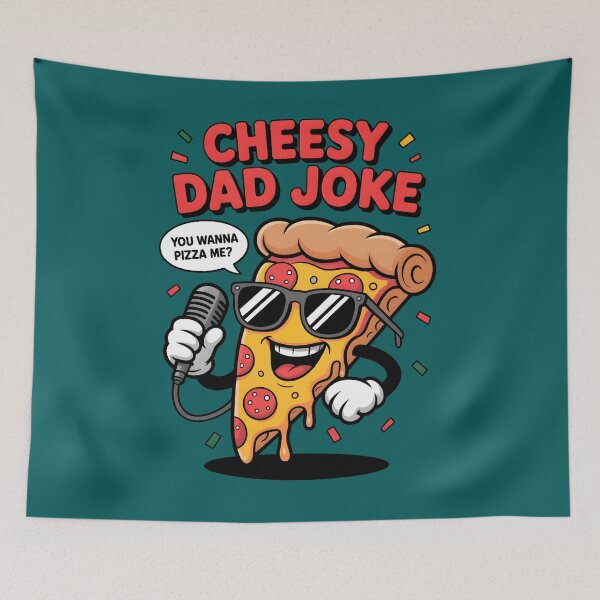 Item preview, Cheesy Dad Joke Slice of Pizza designed and sold by box-artshop.