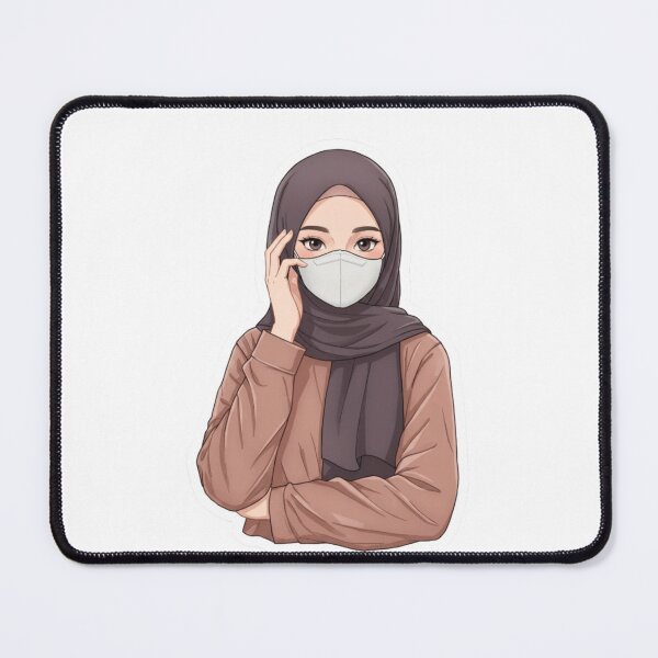 Item preview, Stylish Muslim Girl in Hijab – Modern Anime Vibe designed and sold by MorishimaSenpai.