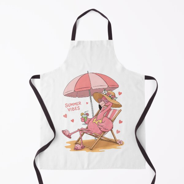 Item preview, Summer Vibes Flamingo Relaxing at Beach designed and sold by Alex Songs.