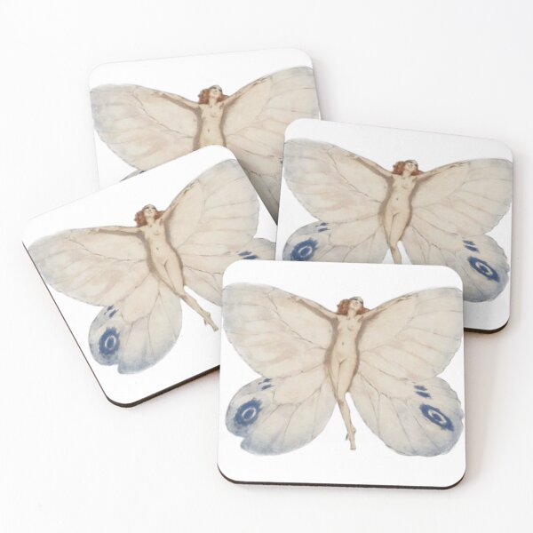 Item preview, Vintage butterfly woman designed and sold by Pixiedrop.