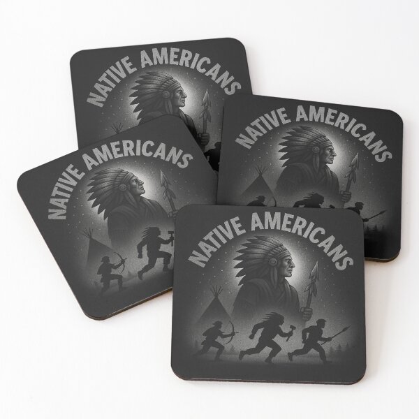 Item preview, Native Americans Heritage Silhouette Art designed and sold by COWELLM.