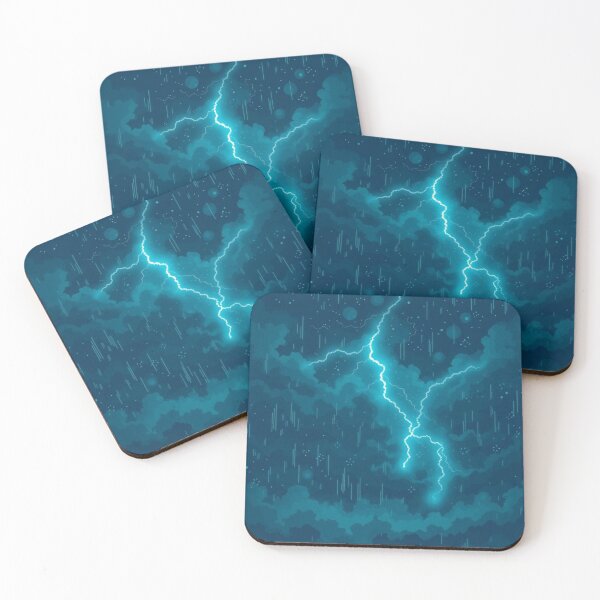 Item preview, "Mystic Voltage – Game Over Energy" Pixel Storm Art designed and sold by apoknight.