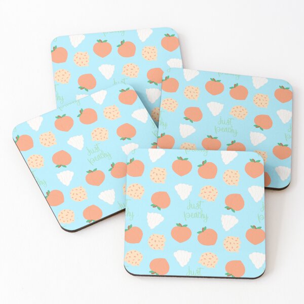 Item preview, Peaches and Cream Seamless Repeating Pattern designed and sold by Doodle Cat.