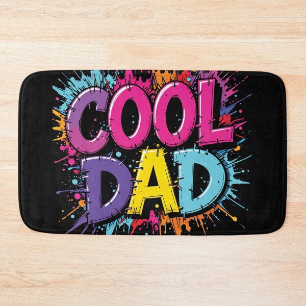 Item preview, "Cool Dad" – Bold 3D Typography Father’s Day designed and sold by BrushRushX.