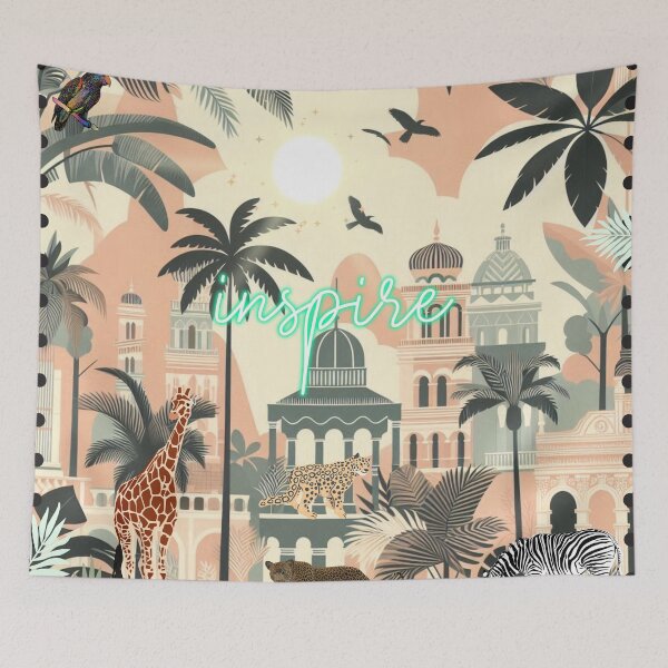 Item preview, Elegant Gold Tropical Jungle Pattern | Botanical Palm Leaves Design designed and sold by Sugar Wisdom .