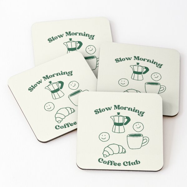 Item preview, Slow morning coffee club designed and sold by ExcelsiorArt.