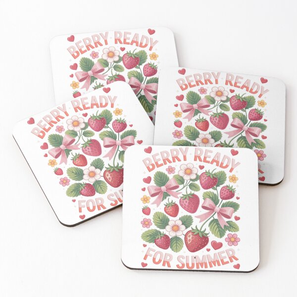 Item preview, Berry Ready for Summer Cute Strawberry Aesthetic Design designed and sold by COWELLM.