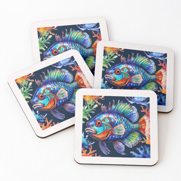 Item preview, The mandarin fish Synchiropus splendidus nu series designed and sold by Helios Be. Lavsh.