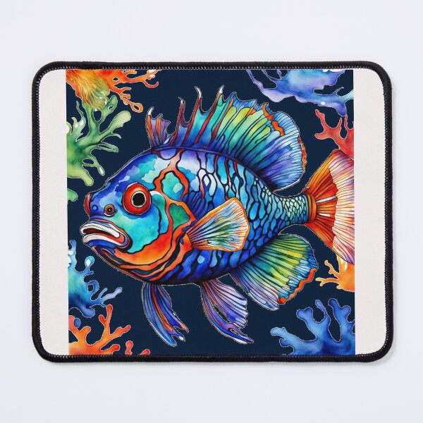 Item preview, The mandarin fish Synchiropus splendidus nu series designed and sold by Helios Be. Lavsh.