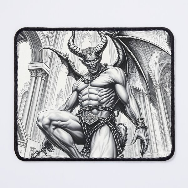 Item preview, demon in chains pencil designed and sold by Metaverse8.