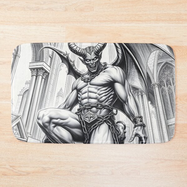 Item preview, demon in chains pencil designed and sold by Metaverse8.
