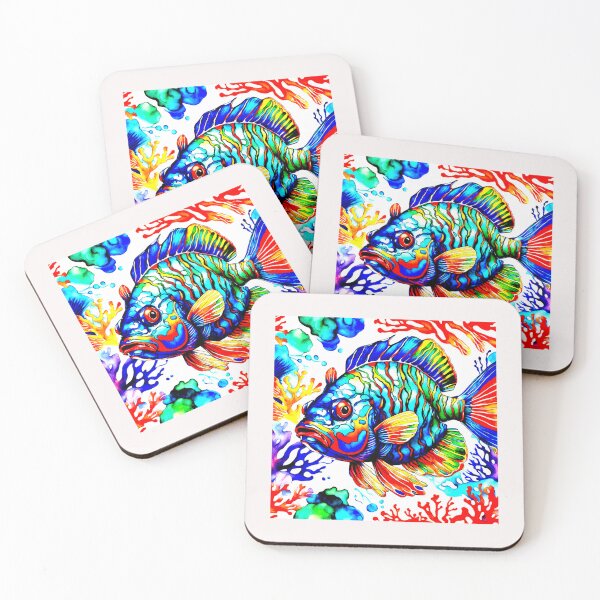 Item preview, The mandarin fish Synchiropus splendidus nu series #1 designed and sold by Helios Be. Lavsh.
