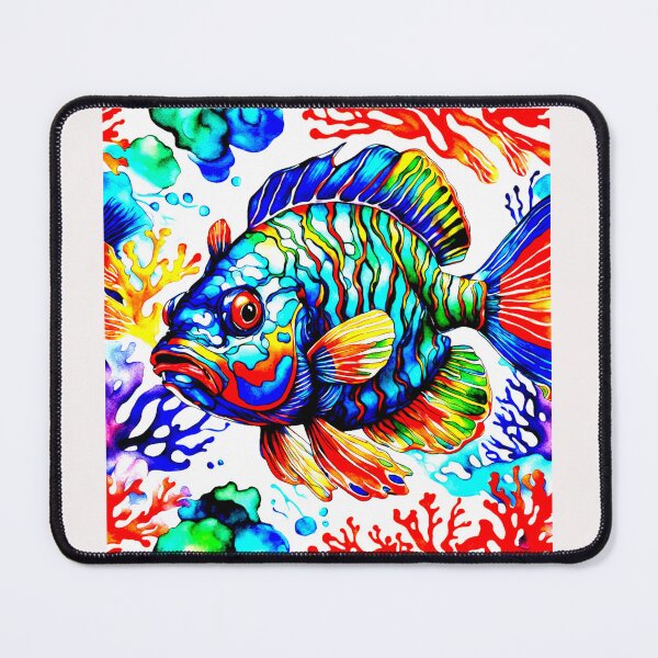 Item preview, The mandarin fish Synchiropus splendidus nu series #1 designed and sold by Helios Be. Lavsh.