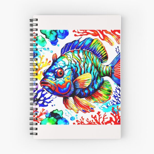 Item preview, The mandarin fish Synchiropus splendidus nu series #1 designed and sold by Helios Be. Lavsh.