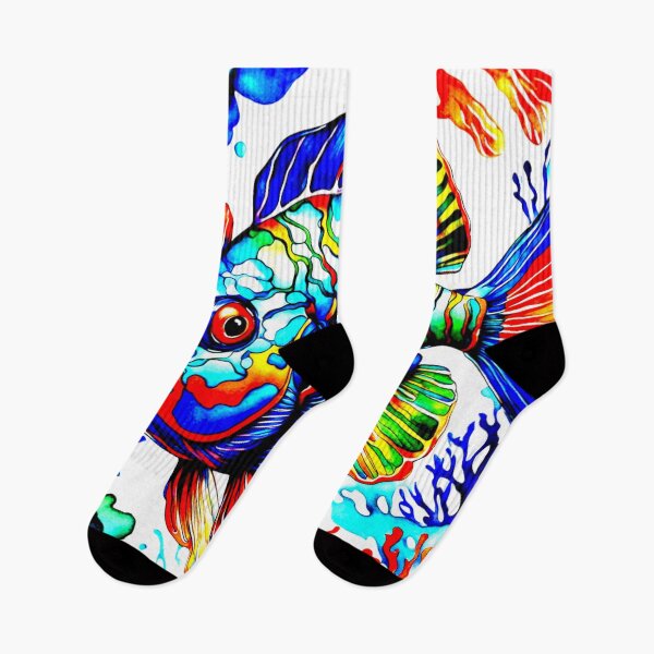 Item preview, The mandarin fish Synchiropus splendidus nu series #1 designed and sold by Helios Be. Lavsh.