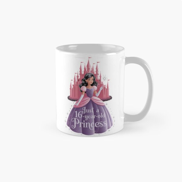 Item preview, Just a 16-Year-Old Princess Birthday Girl Design designed and sold by COWELLM.