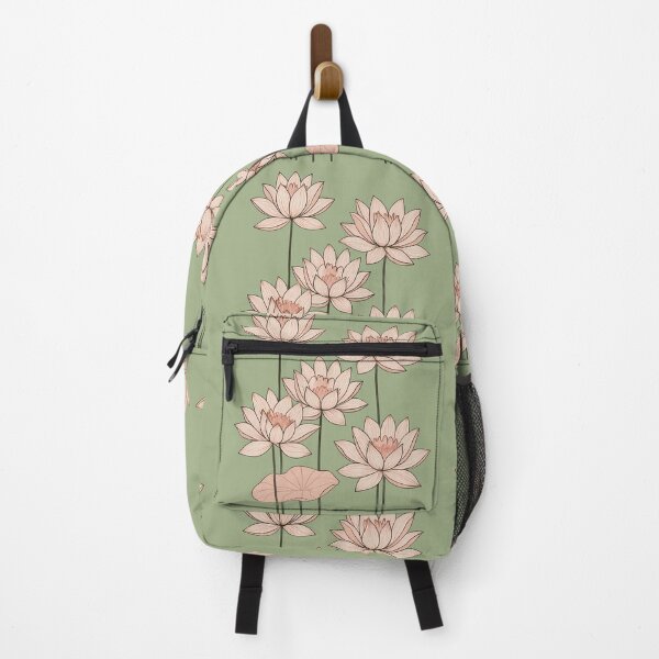 Item preview, Pastel Thai Lotus Pattern – Minimal Sacred Flower Art designed and sold by Mos Thainique.
