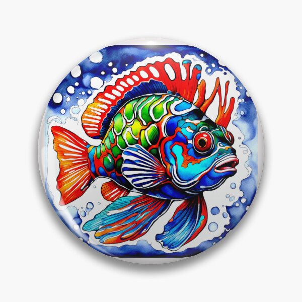 Item preview, The mandarin fish Synchiropus splendidus nu series #2 designed and sold by Helios Be. Lavsh.
