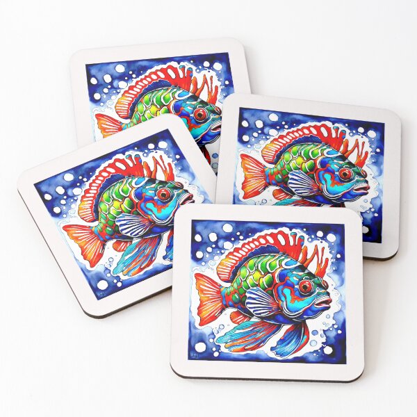 Item preview, The mandarin fish Synchiropus splendidus nu series #2 designed and sold by Helios Be. Lavsh.