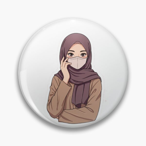 Item preview, Hijabi Power – Confident Muslim Woman Character Art designed and sold by MorishimaSenpai.