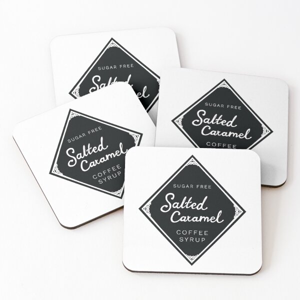 Item preview, Sugar Free Salted Caramel Coffee Syrup Label designed and sold by LellsCreates.