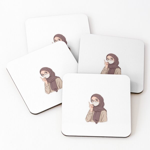 Item preview, Anime-Style Muslim Girl in Hijab  – Modern Anime Vibe designed and sold by MorishimaSenpai.
