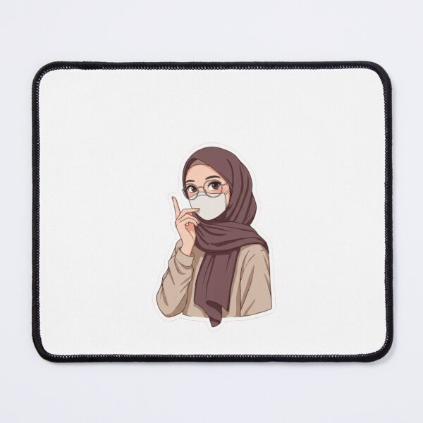Item preview, Anime-Style Muslim Girl in Hijab  – Modern Anime Vibe designed and sold by MorishimaSenpai.