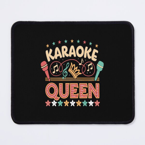 Item preview, Karaoke Queen Microphone Design designed and sold by Text2tee.