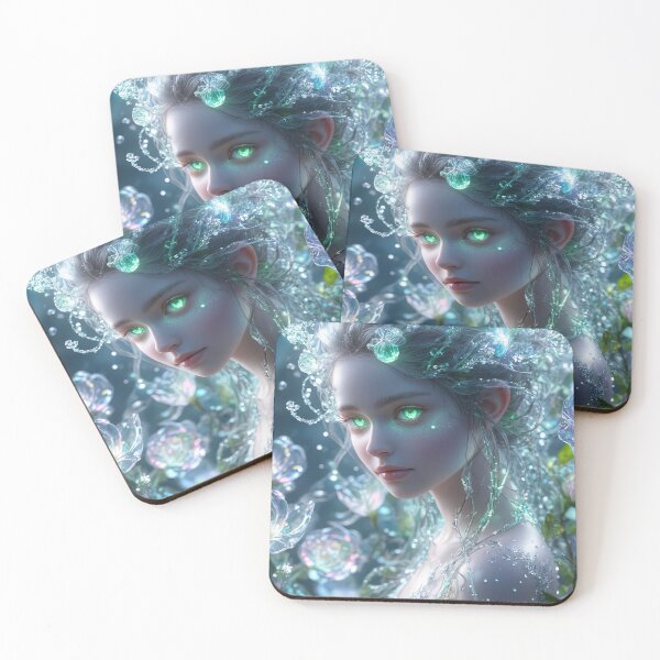 Item preview, Glass Garden Witch: Ethereal Fantasy Portrait designed and sold by ArtiQreate.