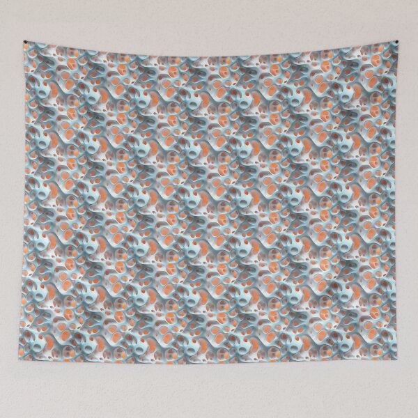 Item preview, Biomorphic Shapes Soft Gradients Organic Design designed and sold by MidArtForge.