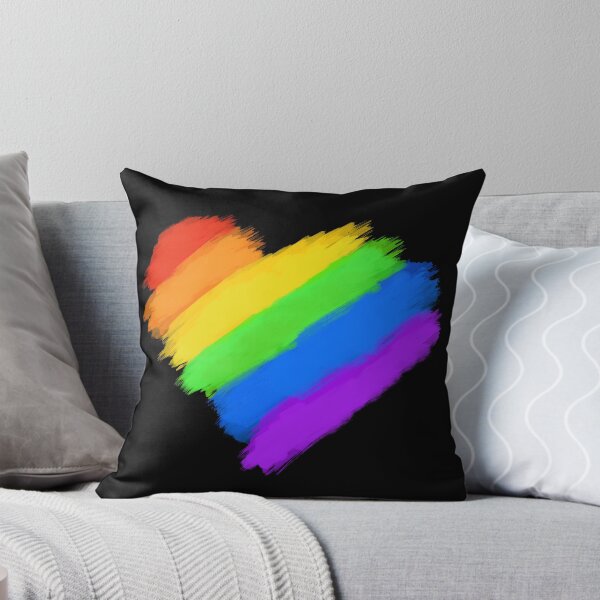 Item preview, LGBT Watercolor Style Rainbow Heart designed and sold by SpaceAlienTees.