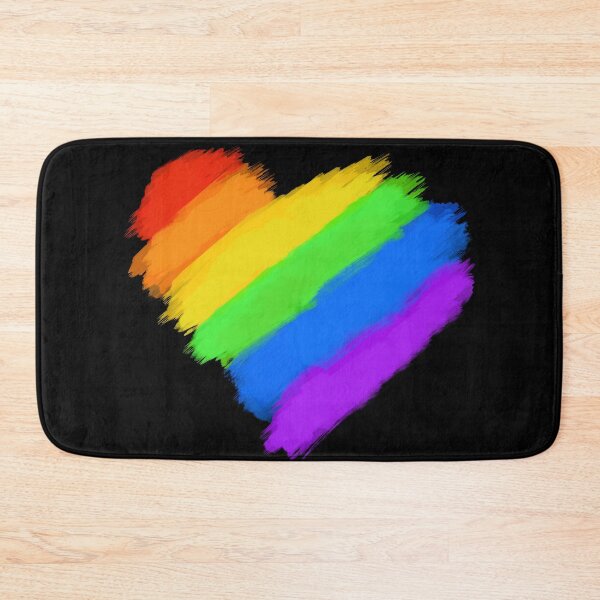 Item preview, LGBT Watercolor Style Rainbow Heart designed and sold by SpaceAlienTees.