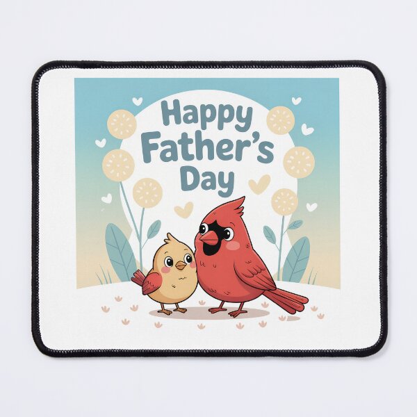 Item preview, Happy Father’s Day – Cardinal Love designed and sold by Brainy Bird's Place.